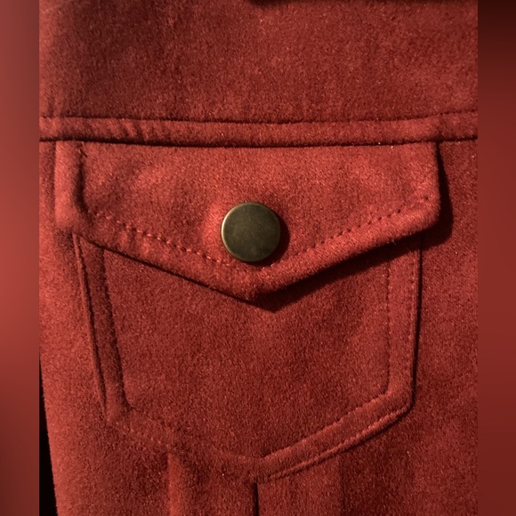 Skyes the limit sz 14Pjacket. Faux Suede . - Picture 4 of 7